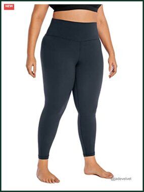 Butterluxe Plus Size Leggings 25" High Rise Skinny Workout Yoga Pants